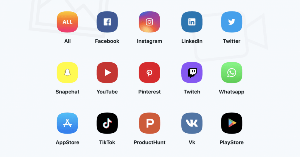 Image and Video sizes for Social Media 1